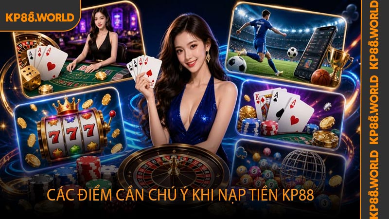 Các điểm cần chú ý khi nạp tiền KP88