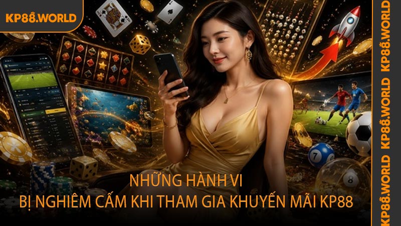 Những hành vi bị nghiêm cấm khi tham gia khuyến mãi KP88